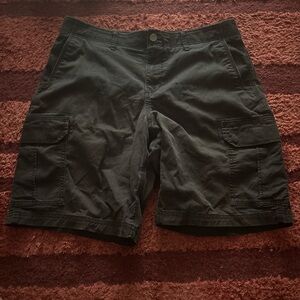 Men's Black Cargo Shorts